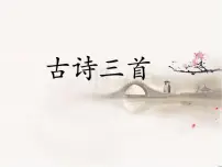 2021学年古诗三首精品课件ppt