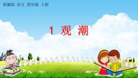 人教部编版四年级上册1 观潮教学ppt课件