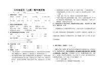 六年级语文（上）期中测试卷 无答案 (5)