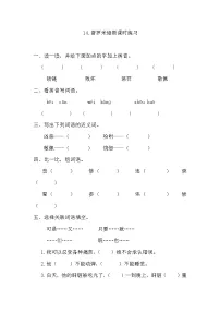 小学人教部编版14 普罗米修斯练习