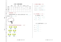 部编版语文一年级（上）期中测试卷14（含答案）