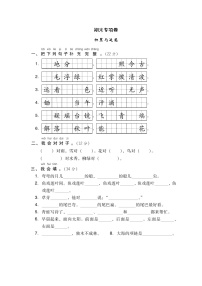 期末专项卷 积累与运用