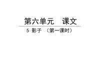 人教部编版一年级上册5 影子授课ppt课件