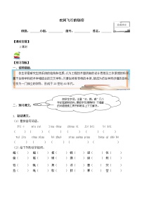 语文四年级上册6 夜间飞行的秘密学案