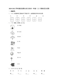 湖北省黄石市大冶市2020-2021学年一年级上学期期末语文【试卷+答案】