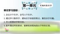 2021年部编版小学语文1年级上册第1单元期末复习课件