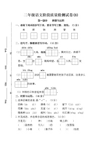 部编版语文二年级下册期中B卷