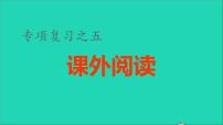 2021秋六年级语文上册期末整理与复习五课外阅读专项考点题型讲解及典例专训课件新人教版