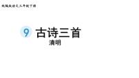 语文三年级下册清明 教课课件ppt