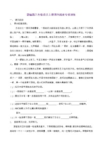 部编版六年级语文上册课内阅读专项训练（含答案） (12)