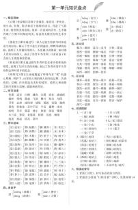 部编版语文五年级（上）期末知识点汇总练习题