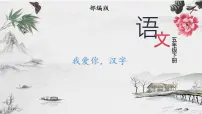 人教部编版五年级下册我爱你，汉字精品课件ppt
