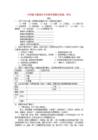 六年级语文下册小升初专项复习试卷作文无答案