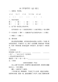 小学16 宇宙的另一边优秀课堂检测