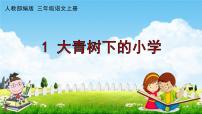 小学语文人教部编版三年级上册第一单元1 大青树下的小学教学课件ppt