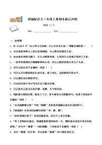 期末最后冲刺五套卷——三年级上册语文综合（二）（原卷版+解析版）