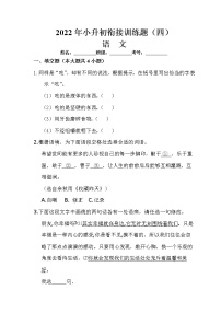 模拟测试卷05-2022年小升初语文衔接训练题（含答案）