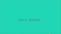 2021小升初语文归类冲刺专题五口语交际与综合性学习专项十六综合性学习课件