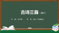 小学语文人教部编版五年级上册示儿教学演示课件ppt