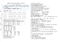 （期中真题）统编版四年级语文下册期中调研测试卷(市统考模板有答案)