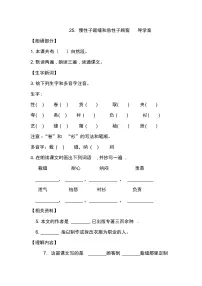 小学语文人教部编版三年级下册25 慢性子裁缝和急性子顾客导学案