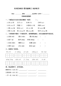 小学语文语文园地当堂检测题