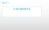 小学语文人教部编版四年级下册19* 我们家的男子汉课文配套ppt课件