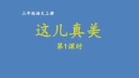 第六单元 这儿真美 人教统编版三年级语文上册同步作文教学课件PPT