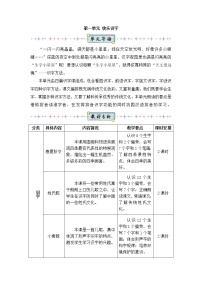 人教部编版一年级下册识字（一）1 春夏秋冬教案