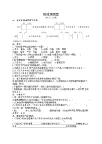 部编版小学六年级下册语文测试卷--阶段演练4