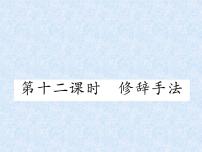 小升初语文总复习精练课件－第12课时　修辞手法｜人教新课标 (共14张PPT)