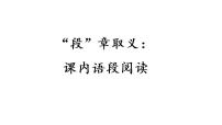 课内语段阅读复习（课件）-2021-2022学年语文五年级下册