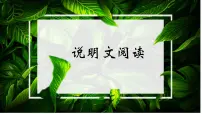 小升初阅读训练——说明文专题(精讲)课件PPT