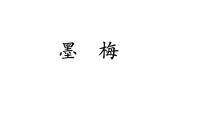 2021学年墨梅课前预习课件ppt