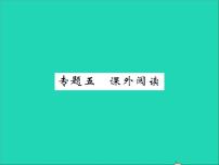 2022春六年级语文下册期末专题复习五课外阅读习题课件新人教版