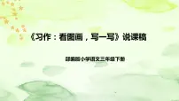 小学语文习作：看图画，写一写说课ppt课件