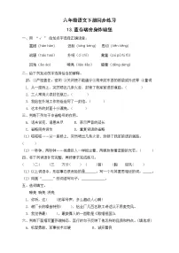 小学语文人教部编版六年级下册13 董存瑞舍身炸暗堡优秀当堂检测题