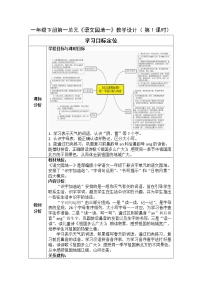 小学人教部编版识字（一）语文园地一第2课时教学设计