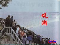 小学语文人教部编版四年级上册1 观潮教学课件ppt