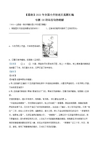 小升初语文（部编版）真题汇编专题08诗词名句的理解