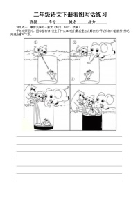 小学语文二年级下册看图写话专项练习(共四篇)