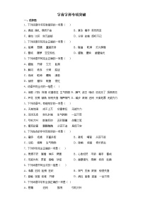 期末复习专题字音字形专项突破（试题）部编版语文四年级下册（含答案）