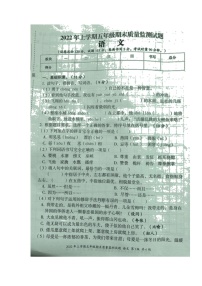 湖南省娄底市新化县2021-2022学年五年级下学期期末质量监测语文试题（含答案）