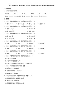 河北省廊坊市2021-2022学年六年级下学期小升初质量监测语文试卷   word，解析版