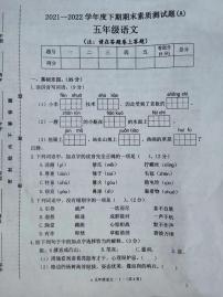 山西省吕梁市兴县阳光小学2021-2022学年五年级下学期期末素质测试语文试卷（无答案）