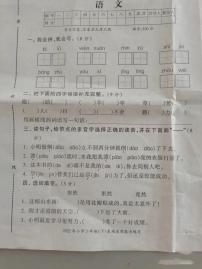 河南省洛阳市西工区白马小学2021-2022学年二年级下学期期末检测语文试题(无答案）