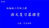 部编版六上语文期末专题复习 1-3 汉字精英赛（三）PPT课件