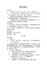 小学语文人教部编版二年级上册课文620 雾在哪里教案及反思