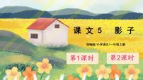 人教部编版一年级上册课文 25 影子试讲课课文ppt课件