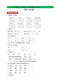 人教部编版二年级上册2 树之歌精品随堂练习题